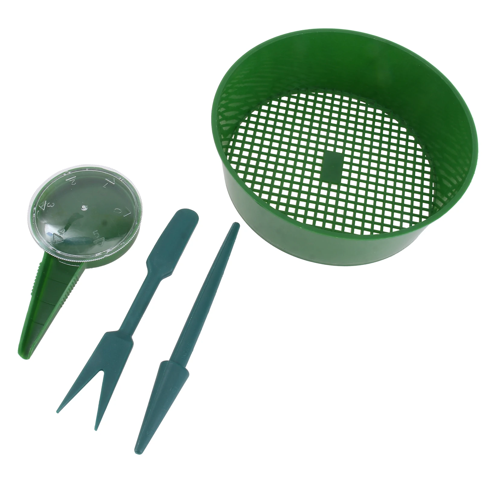 

1set 1Set Gardening Transplanter Kit Simple Plastic Seed Sowing Dispenser Ergonomic Handle Lightweight For Balcony Mini Garden