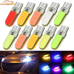 10X T10 W5W COB Car LED Silicagel Wedge Marker Reading Lamp Auto Parking Bulb Door Dome Festoon License Plate Tail Backup Light