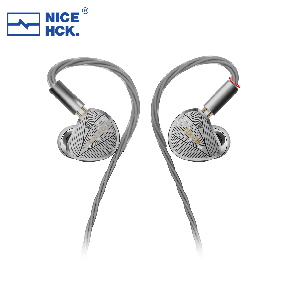NICEHCK NX8Ti Limited Edition In-ear Earphone 1DD + 6BA + 1PZT NX Series IEM Interchangeable 2Pin Cable Tuning Nozzles Earbud