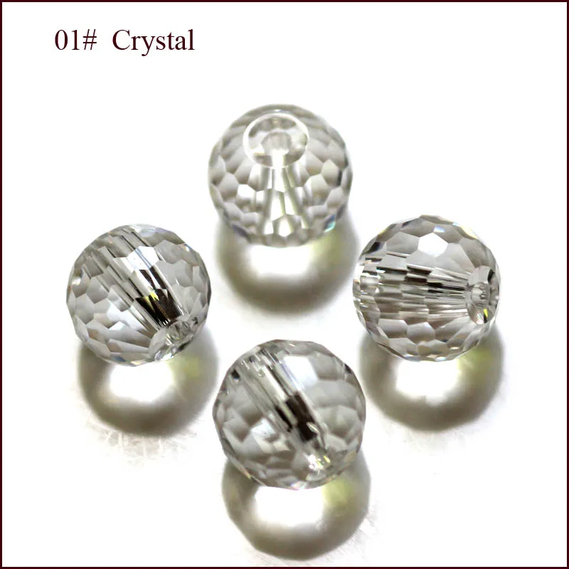 Aaa 96 Facetten Cut Bal Blauwe Kleur 8Mm Facet Crystal Glass Losse Spacer Ronde Kralen 200 Stks/partij Voor Sieraden maken Diy
