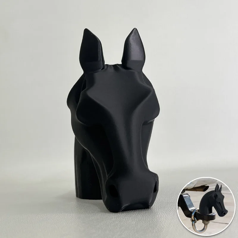 Horse Head Trailer Hitch Cover, 2 Inch Receiver Plug Cap, Stylish Decorative Tow Hitch Protector For Trucks, Suvs & RVs ﻿