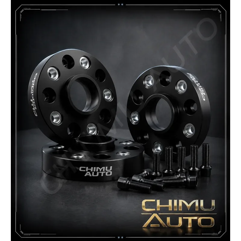 【CHIMU AUTO】 For VW Passat Golf CC Magotan Sagitar Tiguan Tayron Teramont Forged Wheel Spacer 5x112 57.1mm Hubcentric