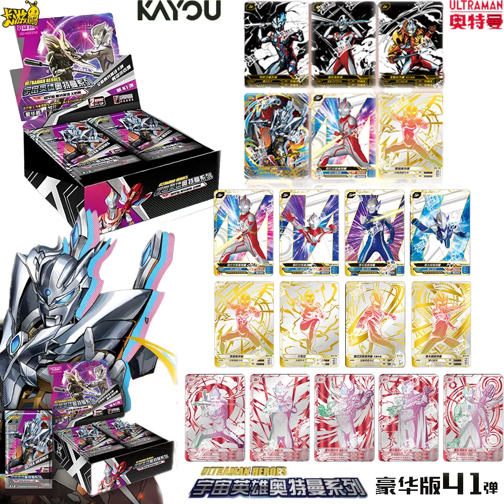 Cartes à collectionner authentiques KAYOU Ultraman Heroes X Files Vol.41 – Édition Classique Deluxe Legend Honor & Miracle, cartes à collectionner d'anime