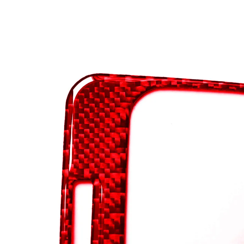 1SET Carbon Fiber Red Stickers Car Interior Decorative Accessories For Volkswagen VW Golf 7 GTI MK7 2013-2017 / 2014-2019