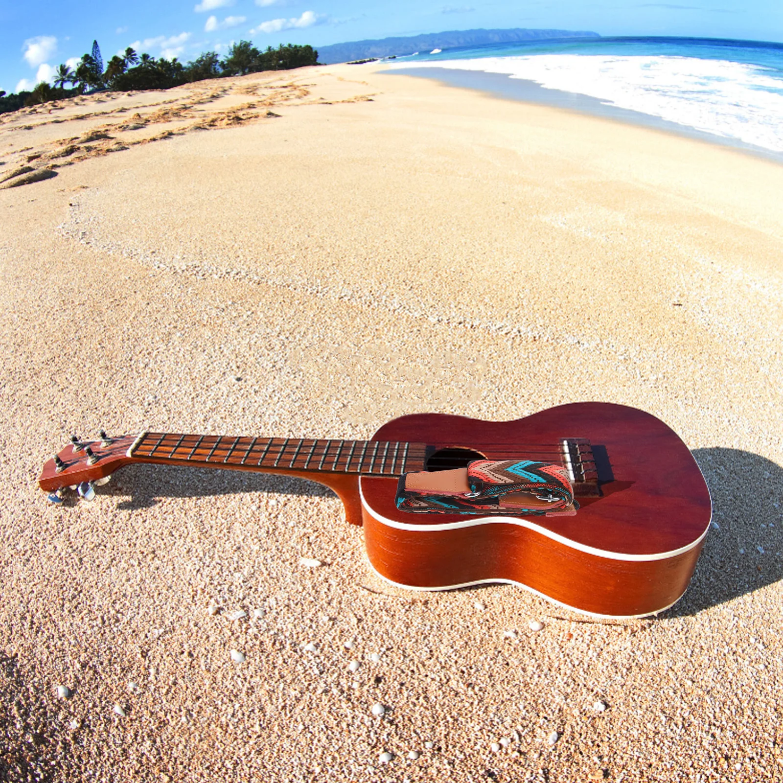 

Ukulele Strap Clip-on Accessories Guitar Water Proof Belt Straps with Hooks Holder