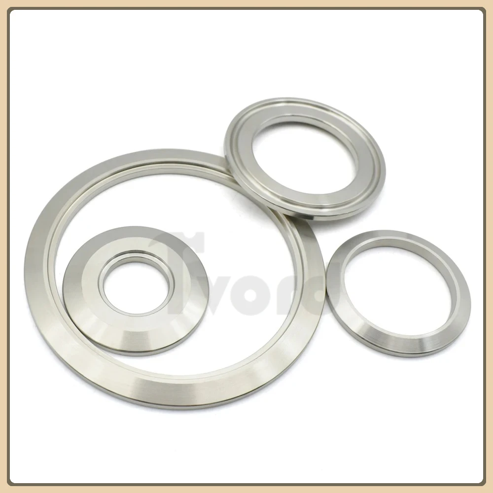 19mm-108mm Three Clip Open End Cap With Groove Center Hole Sanitary Quick Opening Blind Plate 304 Stainless Steel Pipe Fittings