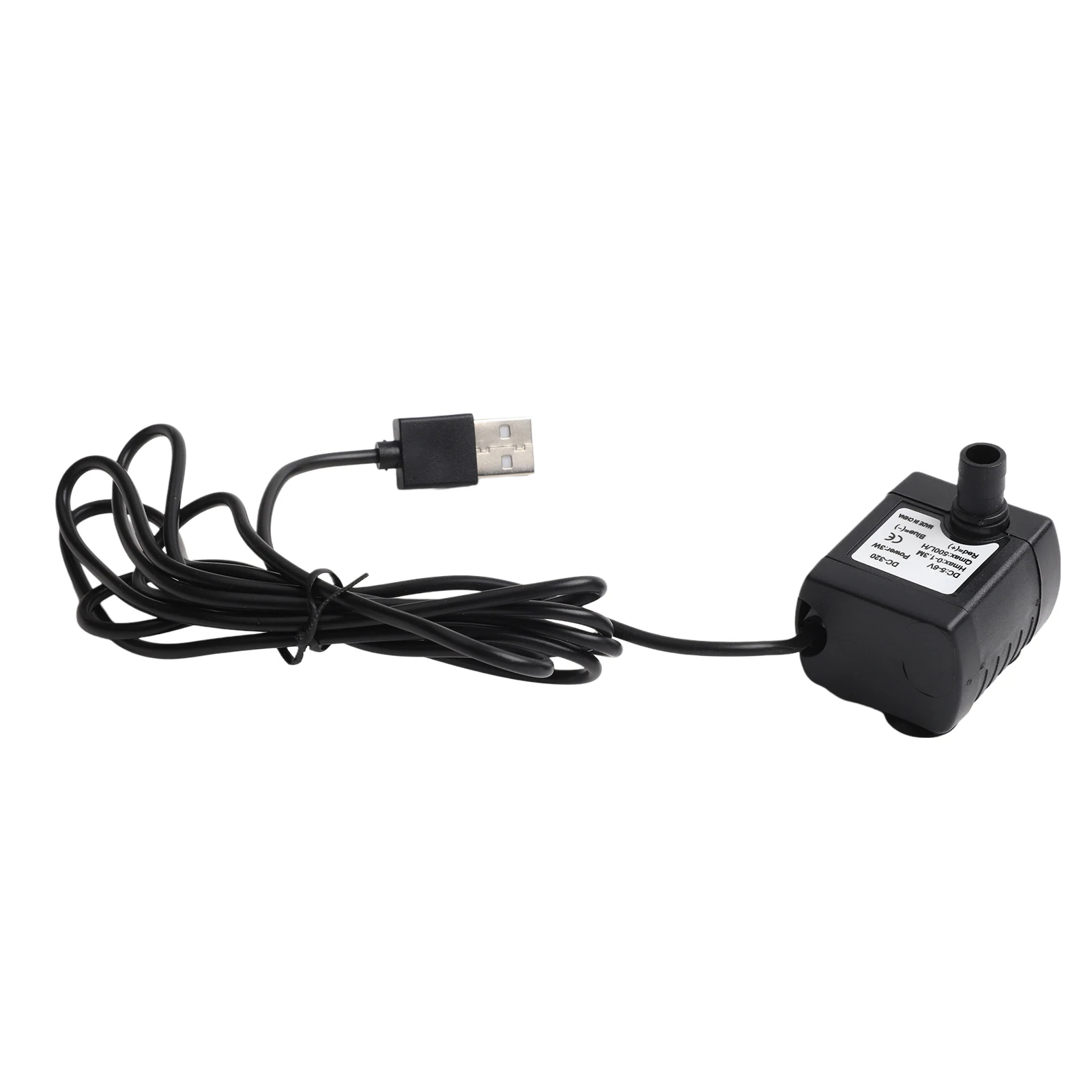 USB Submersible Water Pump Aquarium Pump DC 5V-6V Pump 500L for H Pump For Desktop Fountains for Power Bank Compatible