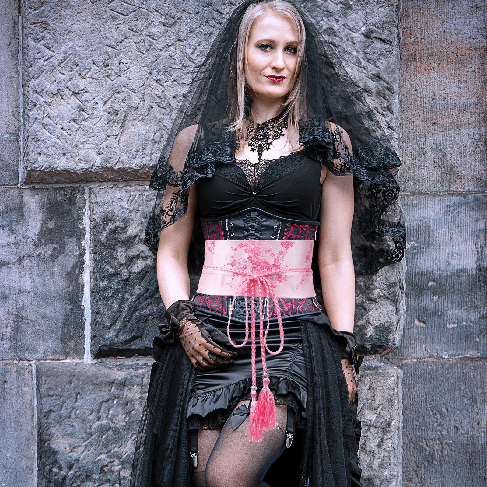 1 قطعة نمط العرقية شرابة حزام الخصر كيمونو حزام النسيج تشكيل الجسم ملحق للنساء اليابانية زي حزام الموضة #2