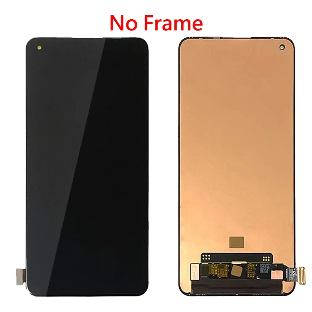 6.55\'\' AMOLED For OnePlus 9 LCD Display Touch Screen 1+9 LE2113 LE2111 LE2110 LE2117 LE2115 LCD Digitizer Assembly Replacement