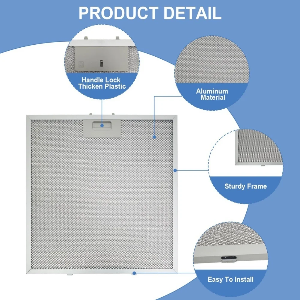 Filtro para Campana Extractora de Cocina, Fácil Instalación, Compatible con Vissani 30in Pyramid, Como se Muestra en la Imagen