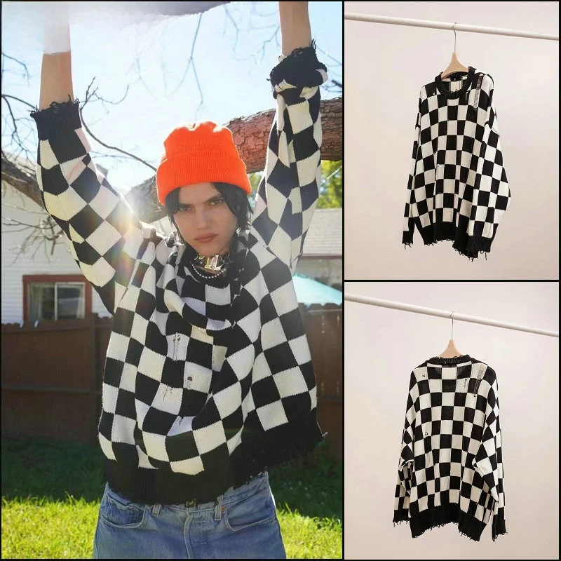 

Retro High Street id Loose Fit round Ne Cotton Knitwear Casual Men's Sweater Autumn Leisure Faion KAPITAL VINTAGE