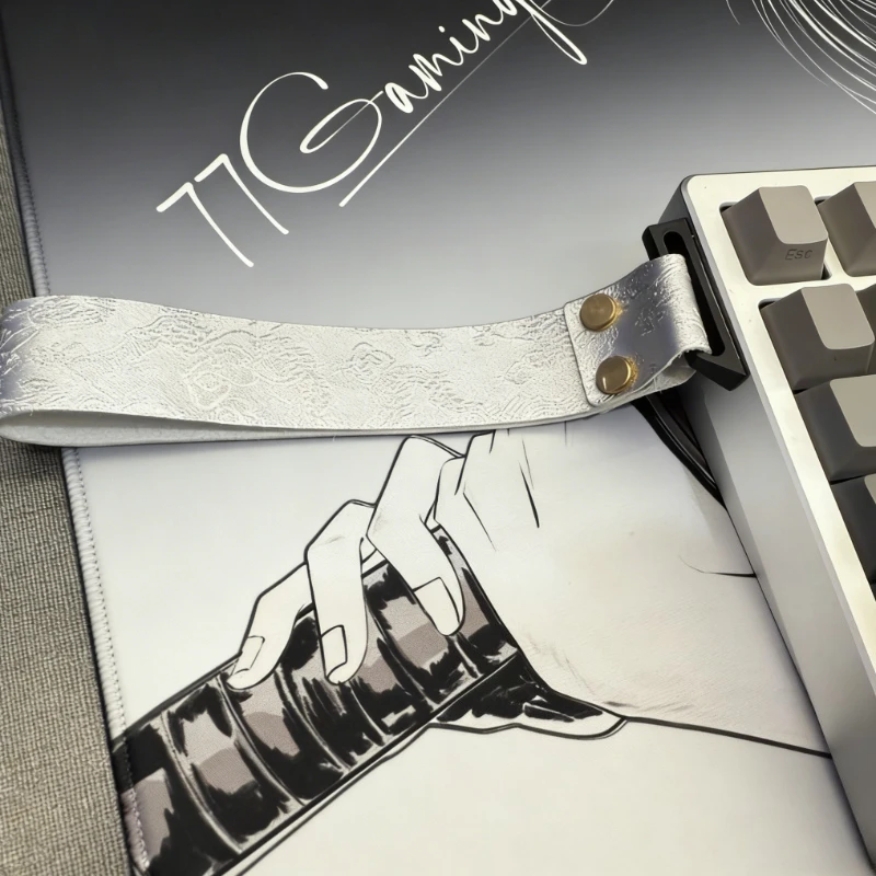 

New Personalize Anime SOFT Keyboard Ribbon Customized Gaming Keyboard Strap Keypad Charm for Wooting MAD 60HE Decor Accessory