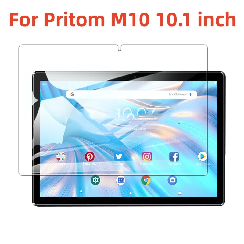 Lapisan kaca Tempered pelindung layar penuh, untuk Pritom M10 10.1 inci tablet