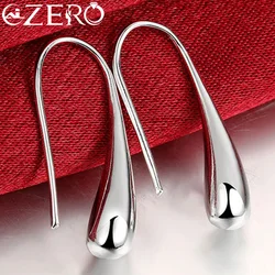 Hot Sale 925 Silver Earring Fashion Jewelry Teardrop/Water Drop/Raindrop Dangle Earrings For Women Valentine Gifts