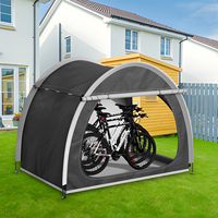 Bike Storage Shed Tent Spacious for 1-4 Bikes Portable Foldable Bicycle Sunshade Covers Shelter Waterproof Durable Bike Tent