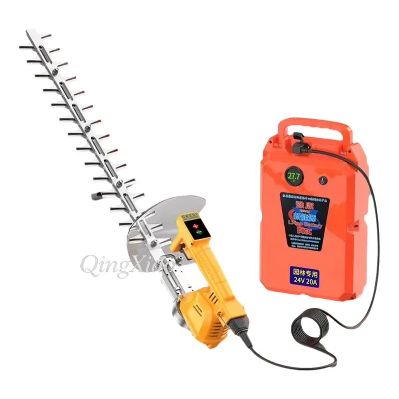 Brushless Lithium Battery Hedge Trimmer Backpack High Power Pruning Shear Garden Trimming One Hand Trimmer