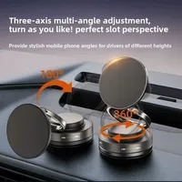 360 Adjustable Vacuum Magnetic Phones Holder Suction Cup Phone Mount for Magsafe Portable Cell Phone Holder for Cars Makeup Gym