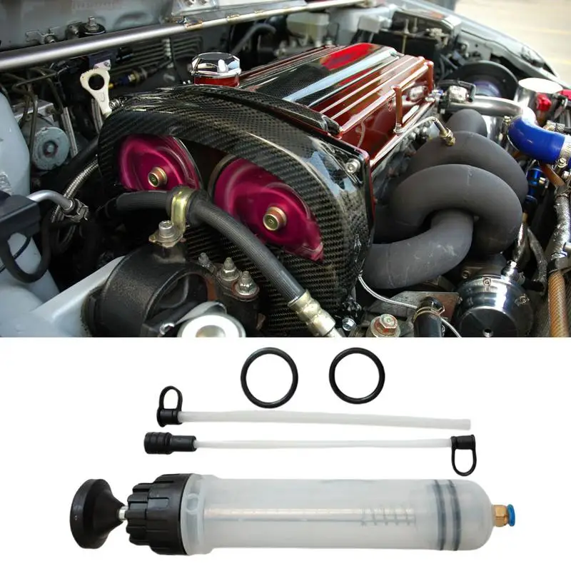 Auto Motorolie Extractor 500cc Stuurolie Zuigvloeistof Extractor Auto Handmatige Extractie Vullen Zuigspuit Voor