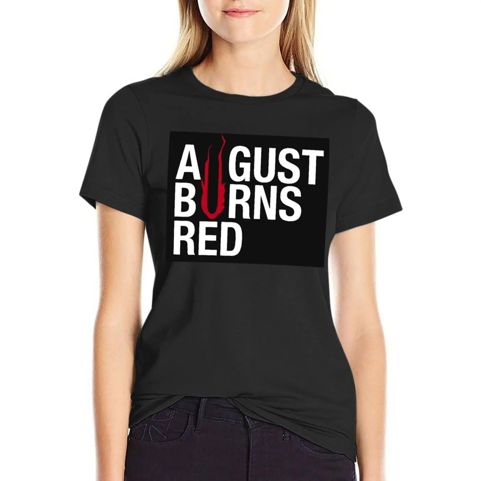 august burns red T-Shirt shirts graphic tees graphics oversized Woman T-shirts