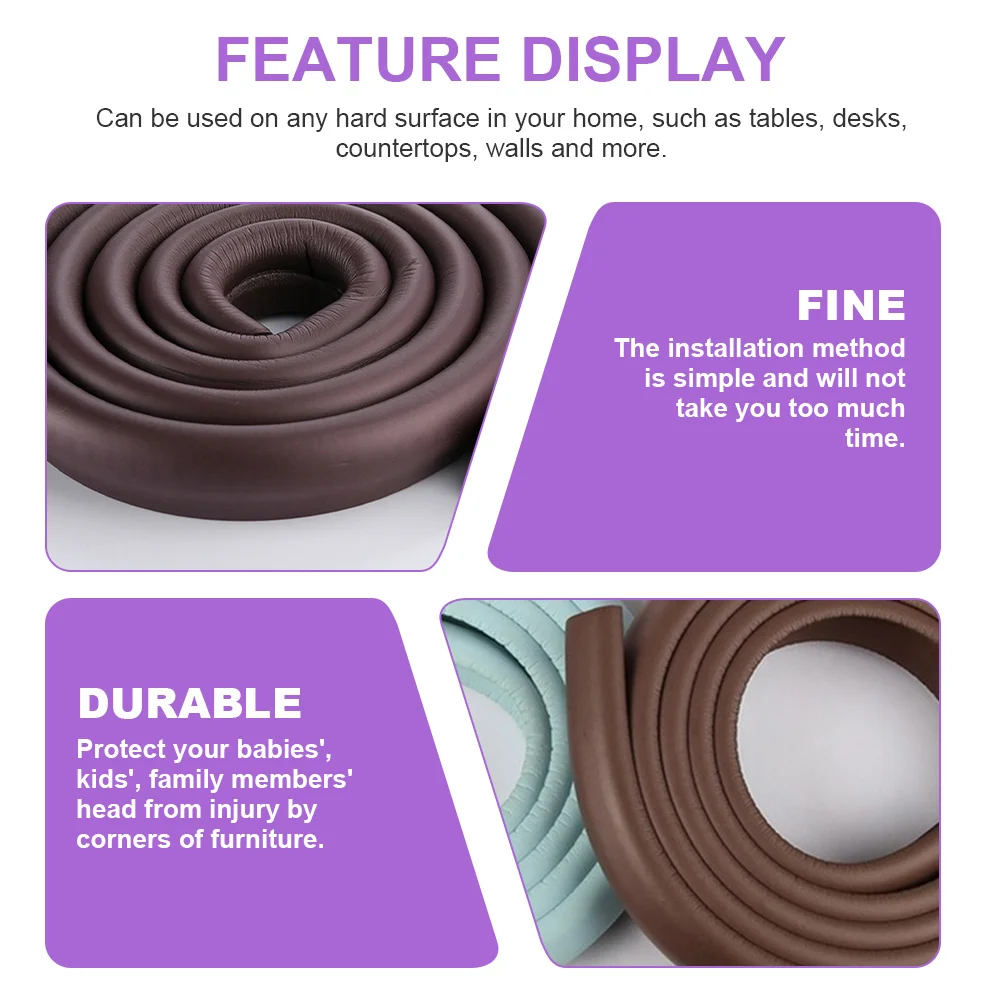 

Anti-Collision Strips Baby Edges Protector Corner Cushion Table Furniture Bumper Home Nursery Safety Guard