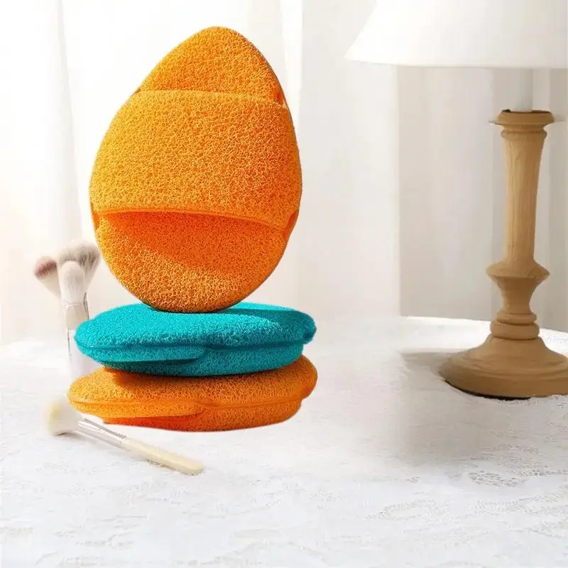 1pc Wiederverwendbare Weiche Gesichts Waschen Puffs Gesicht Reinigung Schwamm Pad Saubere Gesichter Massage Make-Up Tiefen Entferner Zu Mitesser hautpflege Werkzeug