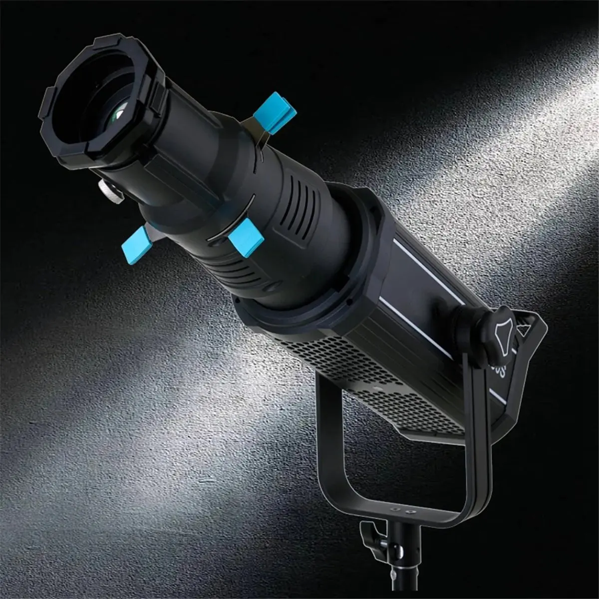 !DT~D2429Focalize Conical Snoot Bowens Photography Photo Condenser Built-in Geometric Sheet Shapes Gobo Filter 19° Single Lens