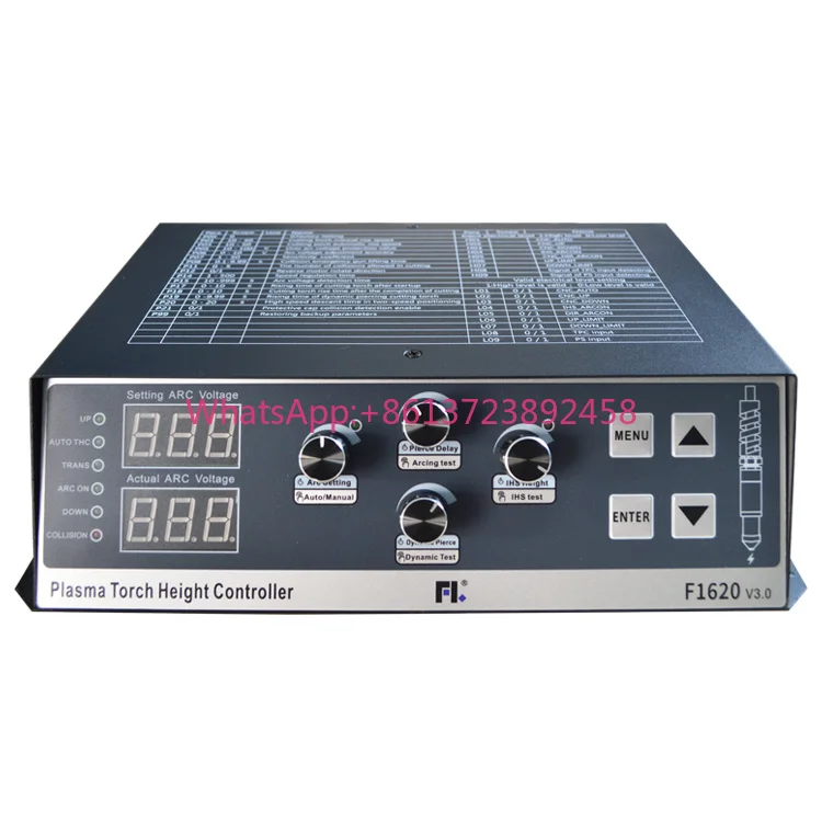 F1620 F1621 Fangling CNC Plasma Cutting Machine with PLC+ATC 2 Axis Auto Ar Sensor Automatic Height Tracking & Voltage Control