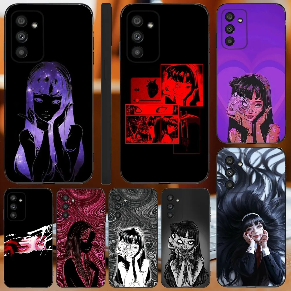 Comics T-Tomie Junji Ito Phone Case For Samsung Galaxy A13,A21s,A22,A31,A32,A52,A53,A71,A80,A91 Soft Black Cover