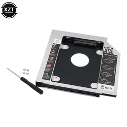 NEW Second HDD Caddy 9MM 9.5MM SATA 3.0 for 2.5'' SSD Case Hard Disk Drive Adapter for Laptop PC CD DVD-ROM Optibay Bay