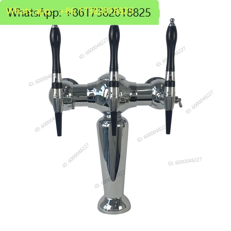 Vase wine column, silver gold specialty beer wine column, single-headed multi-headed single-hole wine tower