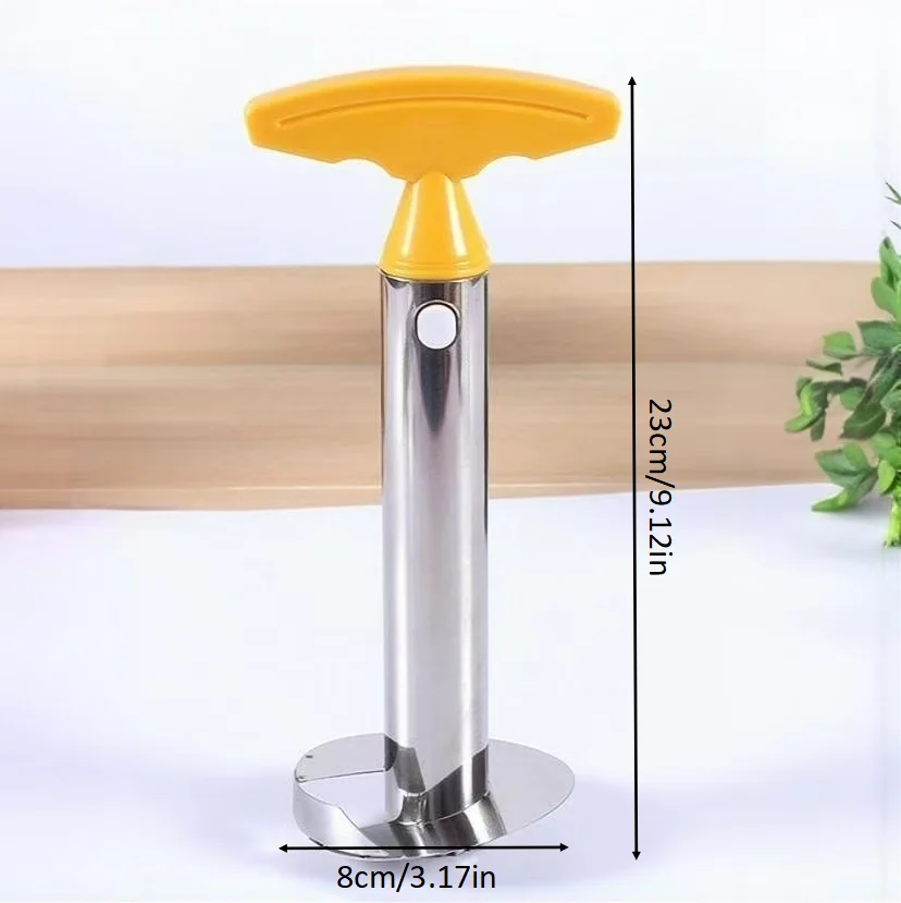 Best-Selling Three-Color Multifunctional Stainless Steel Pineapple Knife Pineapple Peeler Corer Slicer Cutter