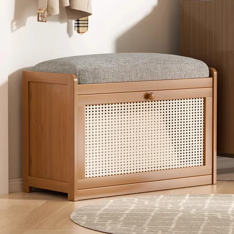 

Living Room Show Shoe Cabinet Designer Nordic Modern Entrance Hall Shoe Cabinet With Seat Storage Zapatero Shoemakers Furniture
