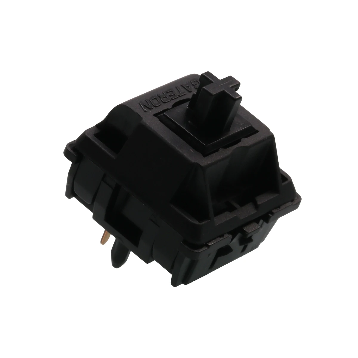 Gateron Oil King 2.0 Switch 55g interruttore lineare Pre-lubed a 5 Pin per tastiera da gioco meccanica Mx molla lunga placcata nera