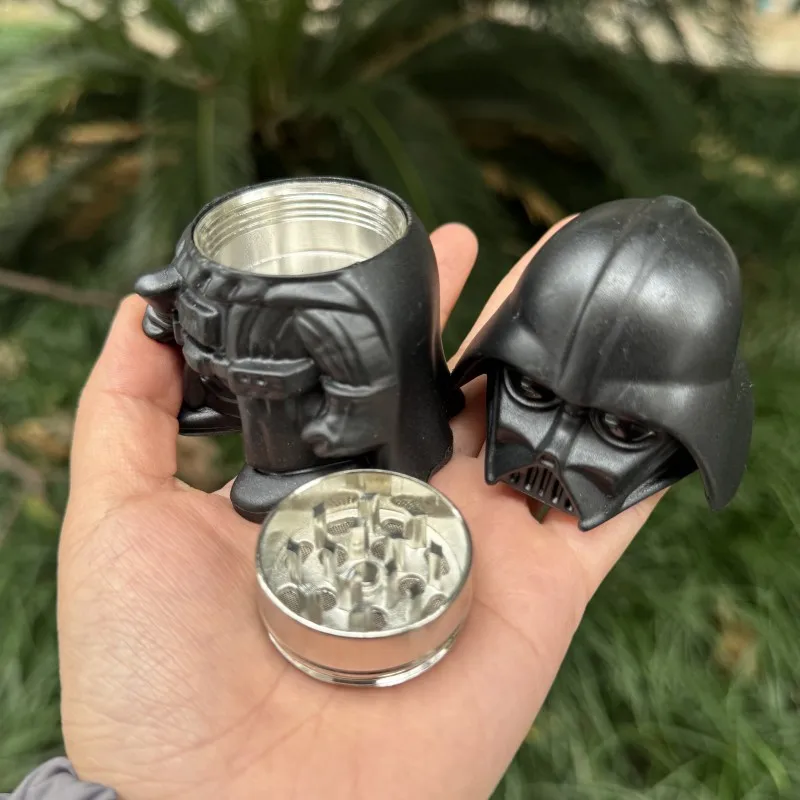 متعددة الوظائف 3 طبقات سبائك الزنك كسارة اليد مطحنة الفلفل لتوابل المطبخ وملحقات التدخين #5