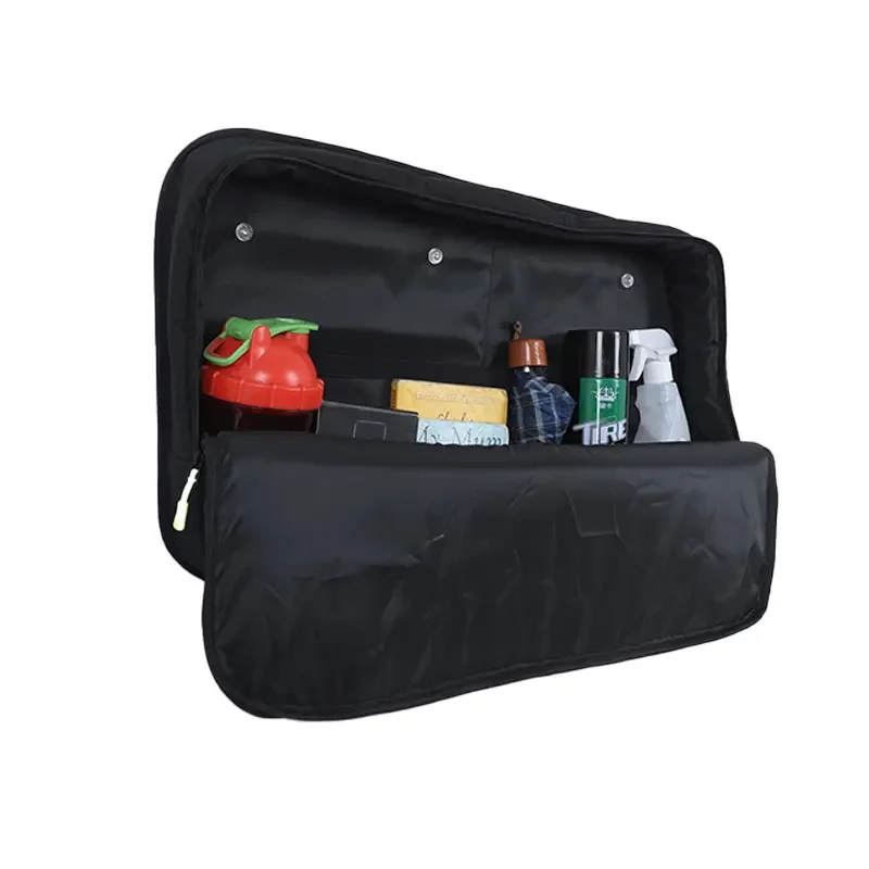 

For Polestones 01 2023-2024 Oxford Black Car Trunk Side Window Storage Organizer Tool Arrangement Bag Travel Bag Car Accessories