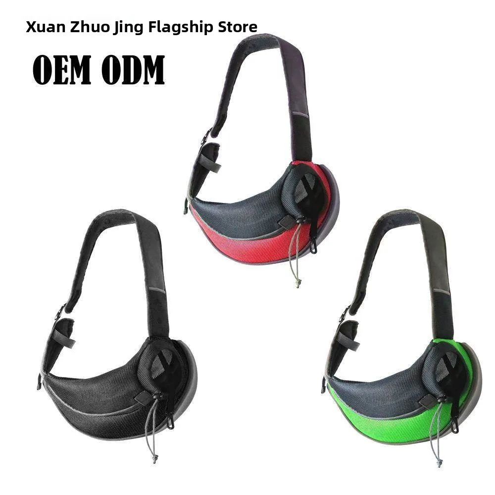 

Pet Backpack Outdoors Small Dog Crossbody Single Shoulder Bag Breathable Mesh Portable Pet Carrier for Traveling