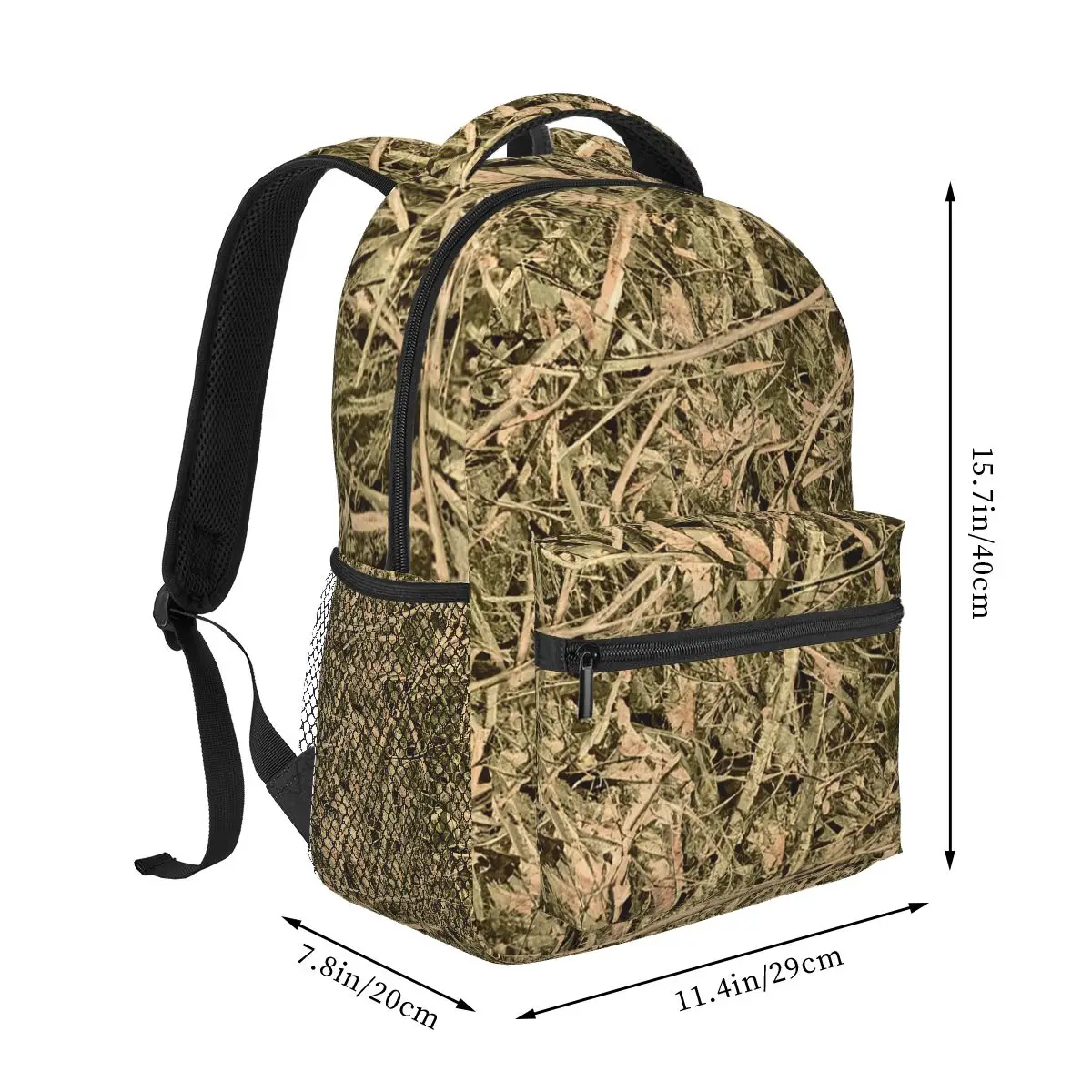 Real Tree Camouflage Camo Backpack Student Boys Girls BookBag Children School Bag Computer Shoulder Bags for Men Women