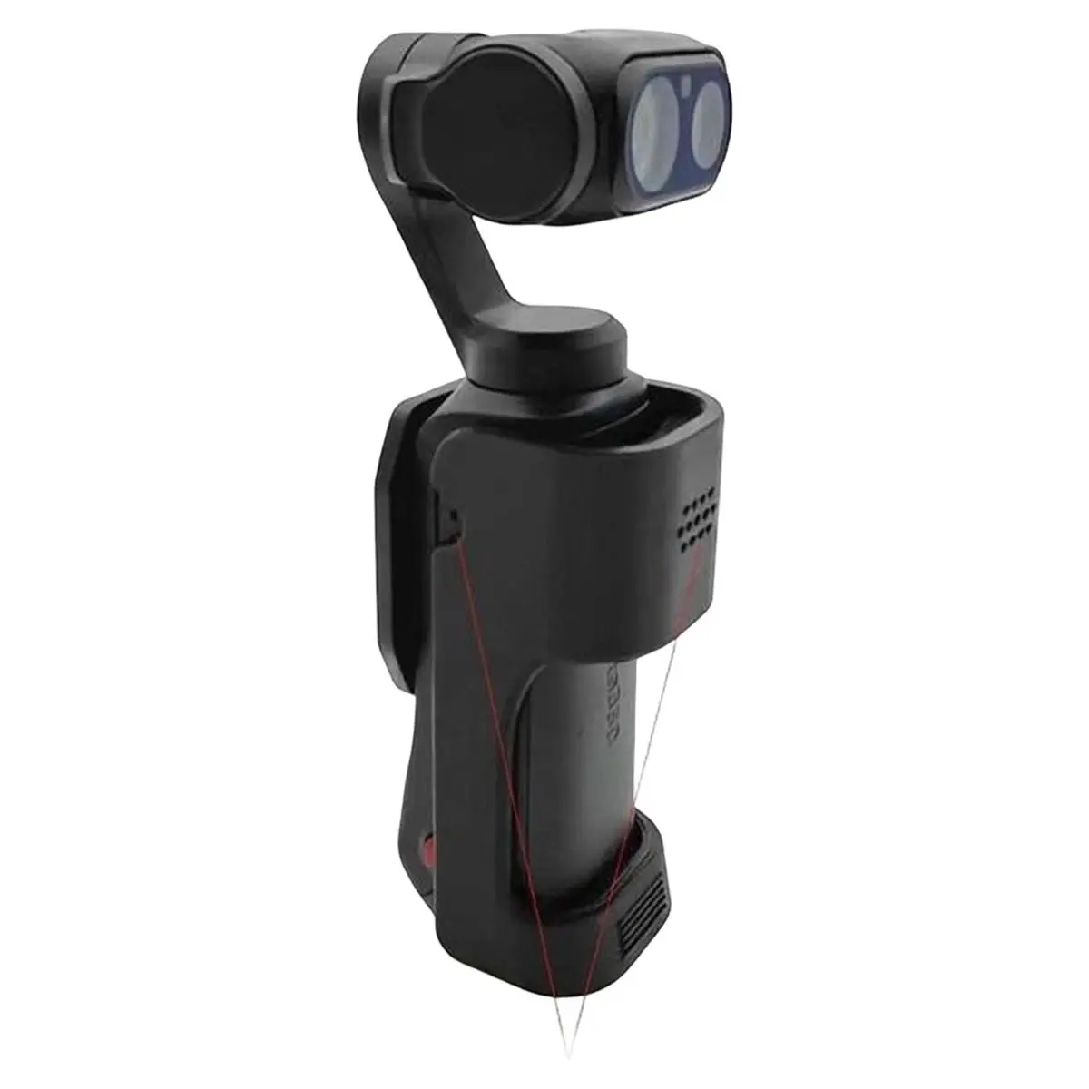 For Luna Ultra Gimbal Camera Slide-on Rear Shell Smooth Sliding Protective Cover Black