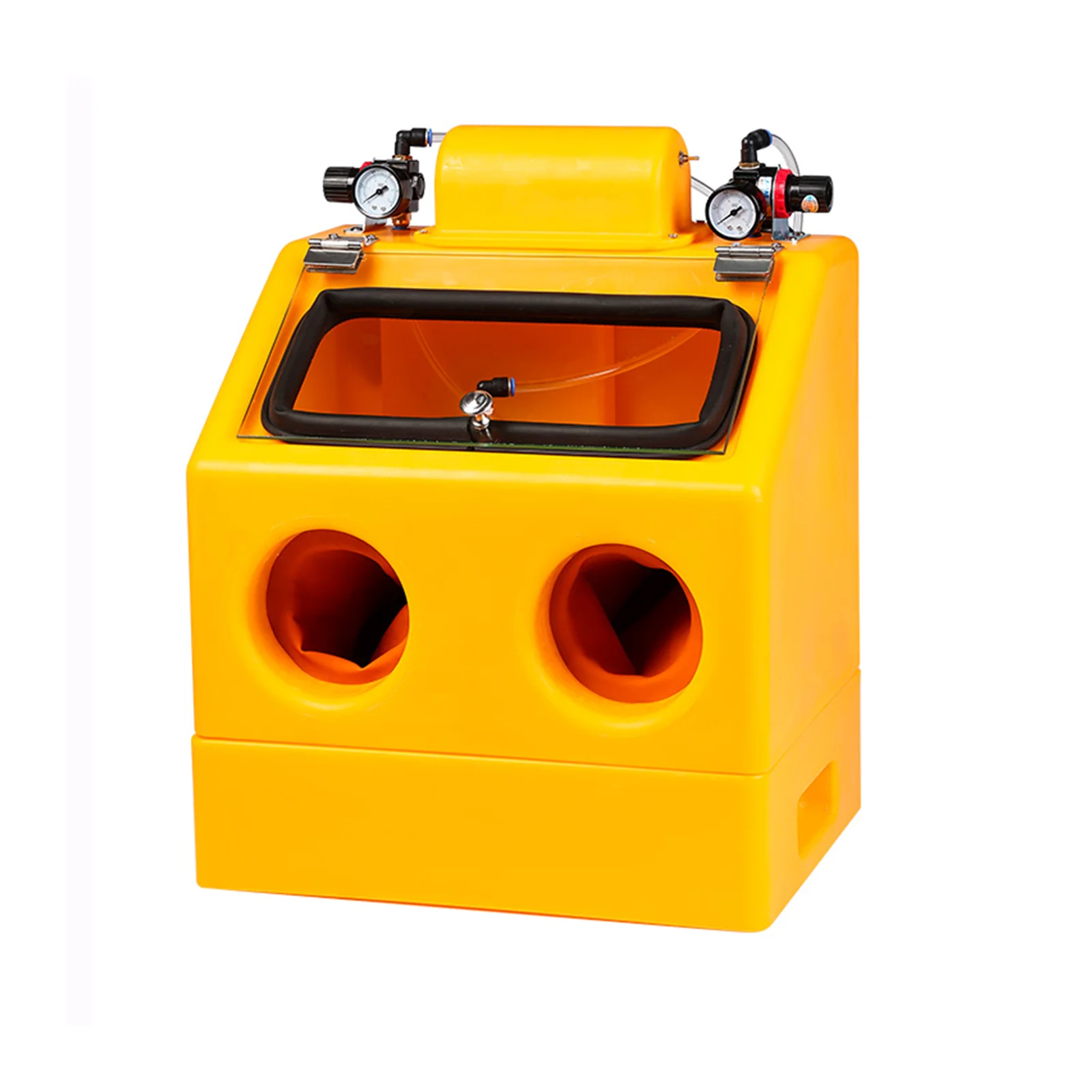 High-Performance Portable Sandblasting Cabinet – Foot Pedal-Controlled Workstation for Efficient Metal Rust & Impurity Removal