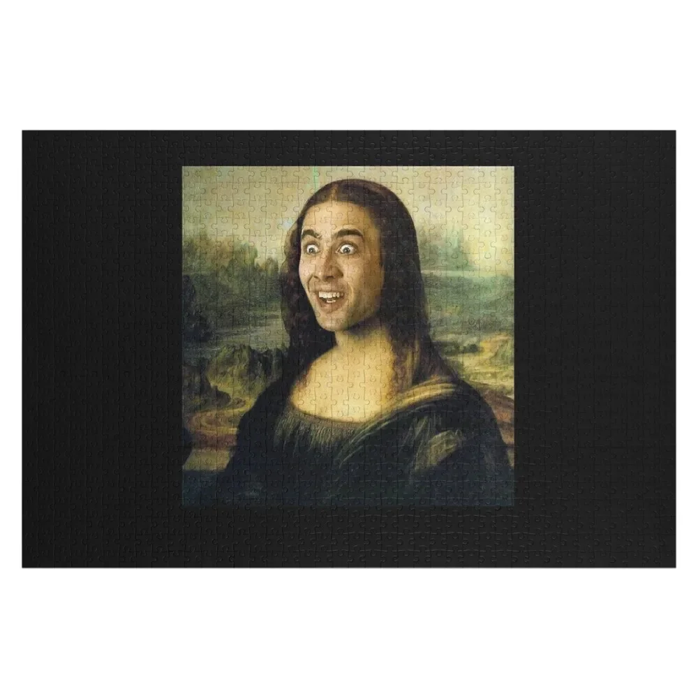 

Nicolas Cage Stage Name Actor Filmmaker Coppola Received Many Awards Mona Lisa Gift For Jigsaw Puzzle Iq Puzzle