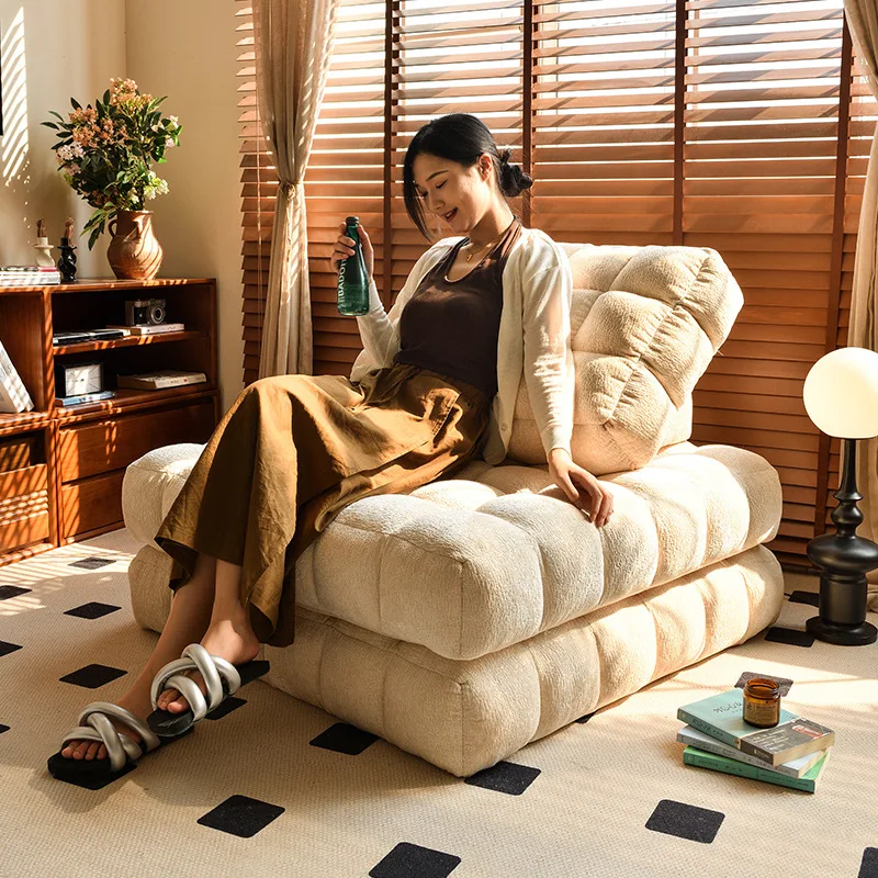 Small Sized Sofa Bed, Balcony, Tatami, Lazy Sofa, Study, Relaxing, Sleeping or Lying Sofa Bed Living Room Furniture