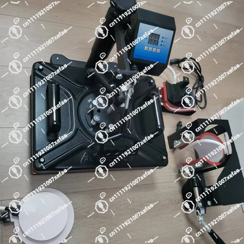 220V Heat Transfer Machine, Multi-functional Five-in-one Heat Press, Digital Transfer Heat Sublimation Machine, Suitable