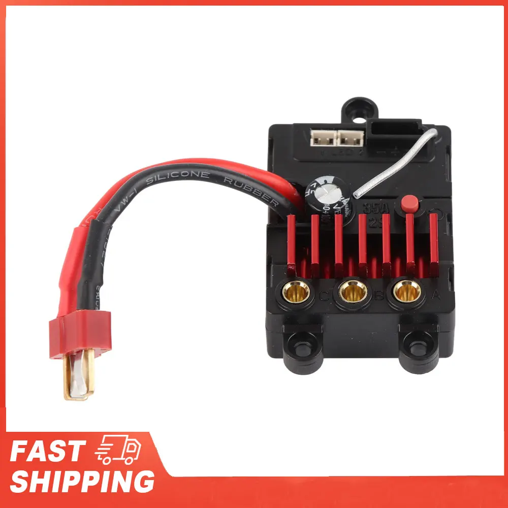 RC Integrated Brushless ESC Brushless ESC Controller 2S Lipo Anti Dust 35A Plastic Strong Heat Dissipation for 16103 RC Car