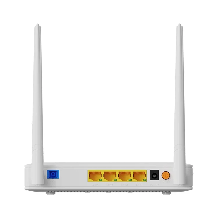 

ZISA OP154W Xpon Gpon Модем 1GE+3FE+TEL+USB 2.4G 5dBi WiFi Оптоволоконный сетевой ONT ONU роутер, аналогичный HG8546M