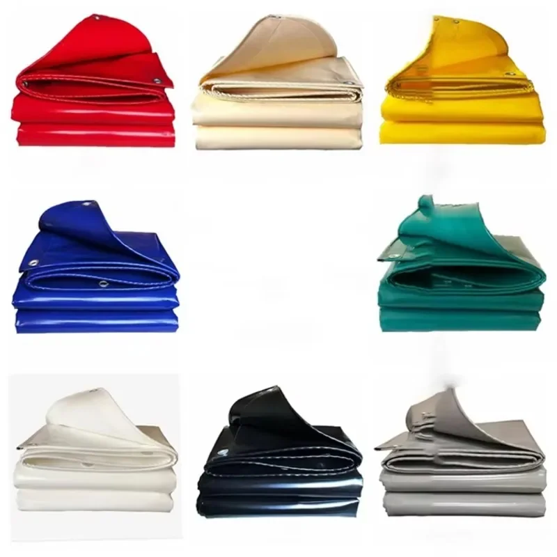 【From China】PVC Coated Fabric Manufacturer Industrial Fabric Tarpaulin Roll for Truck Cover Material Tent Material