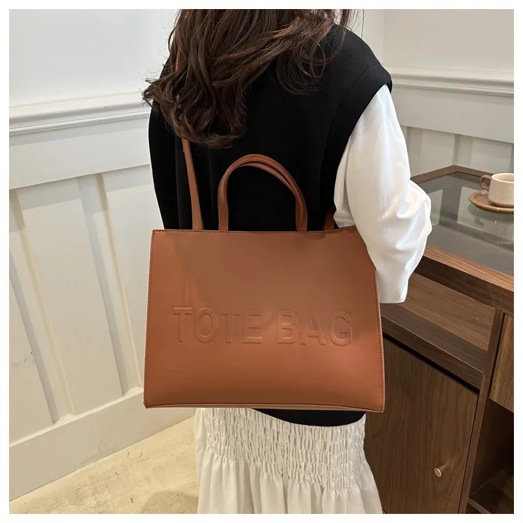 Einfache Vintage-Tragetaschen aus Pu-Leder für Damen, lässige Mode, einzelne Schulter-Cross-Body-Taschen, Handtasche für Damen zum Arbeitseinkaufen – Detail 13