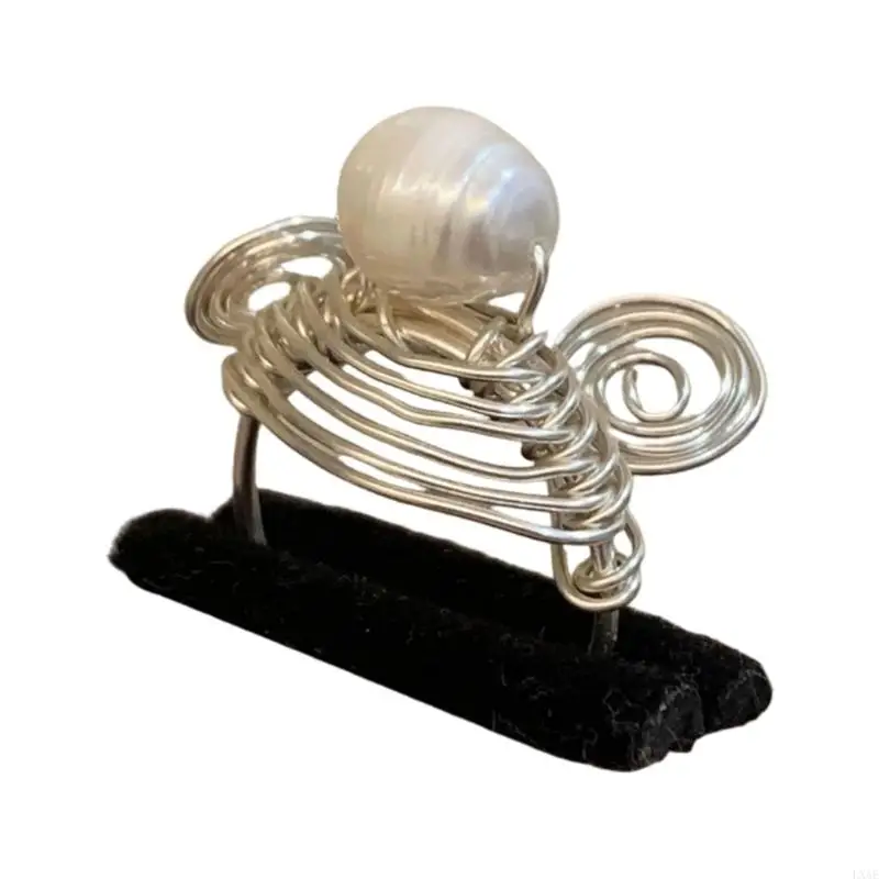  Unique Sea Theme Stackable Rings with Shell Design Adjustable Finger Rings
