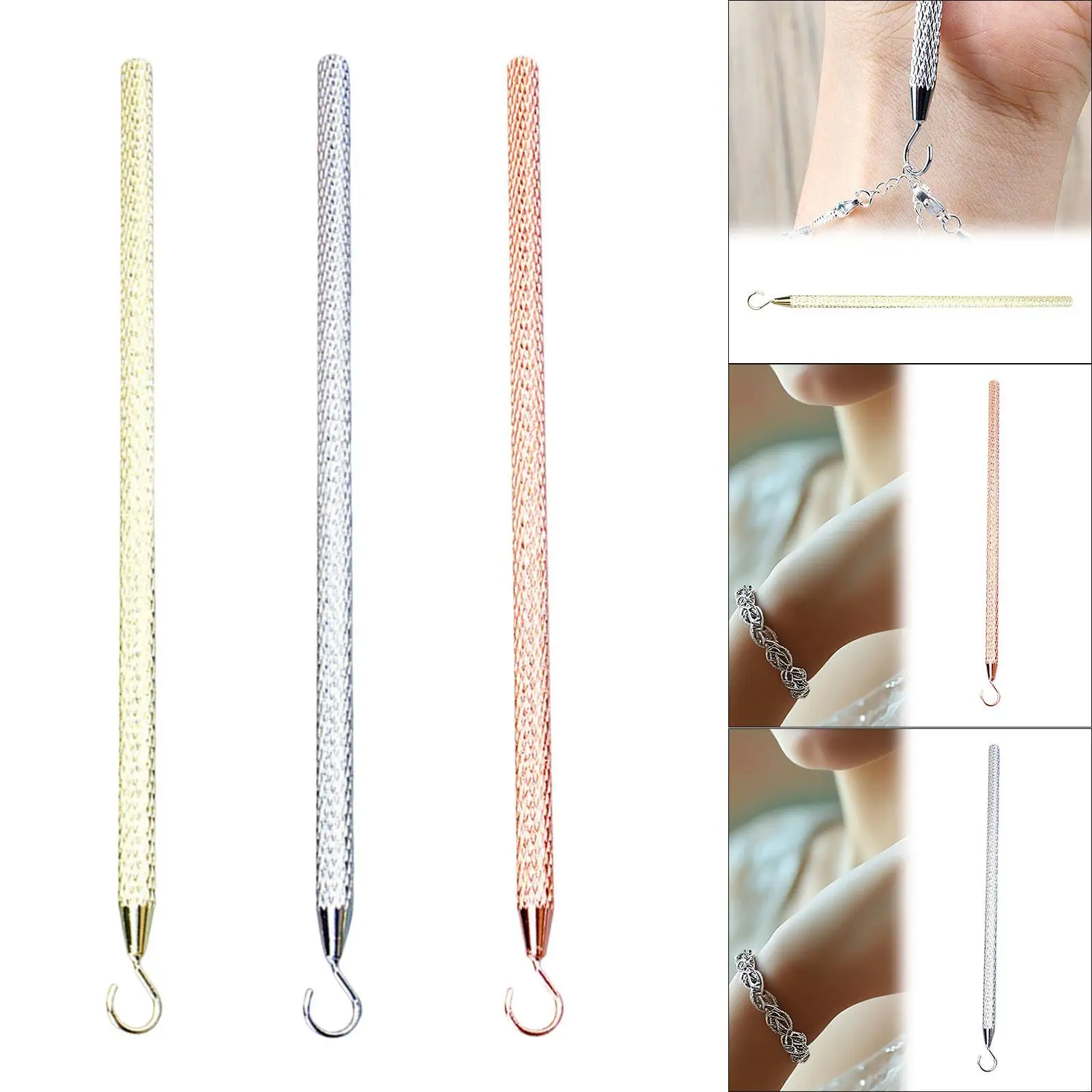 

Bracelet Helper Jewelry Clasp Helper wearing Aid Stainless Steel Comfortable