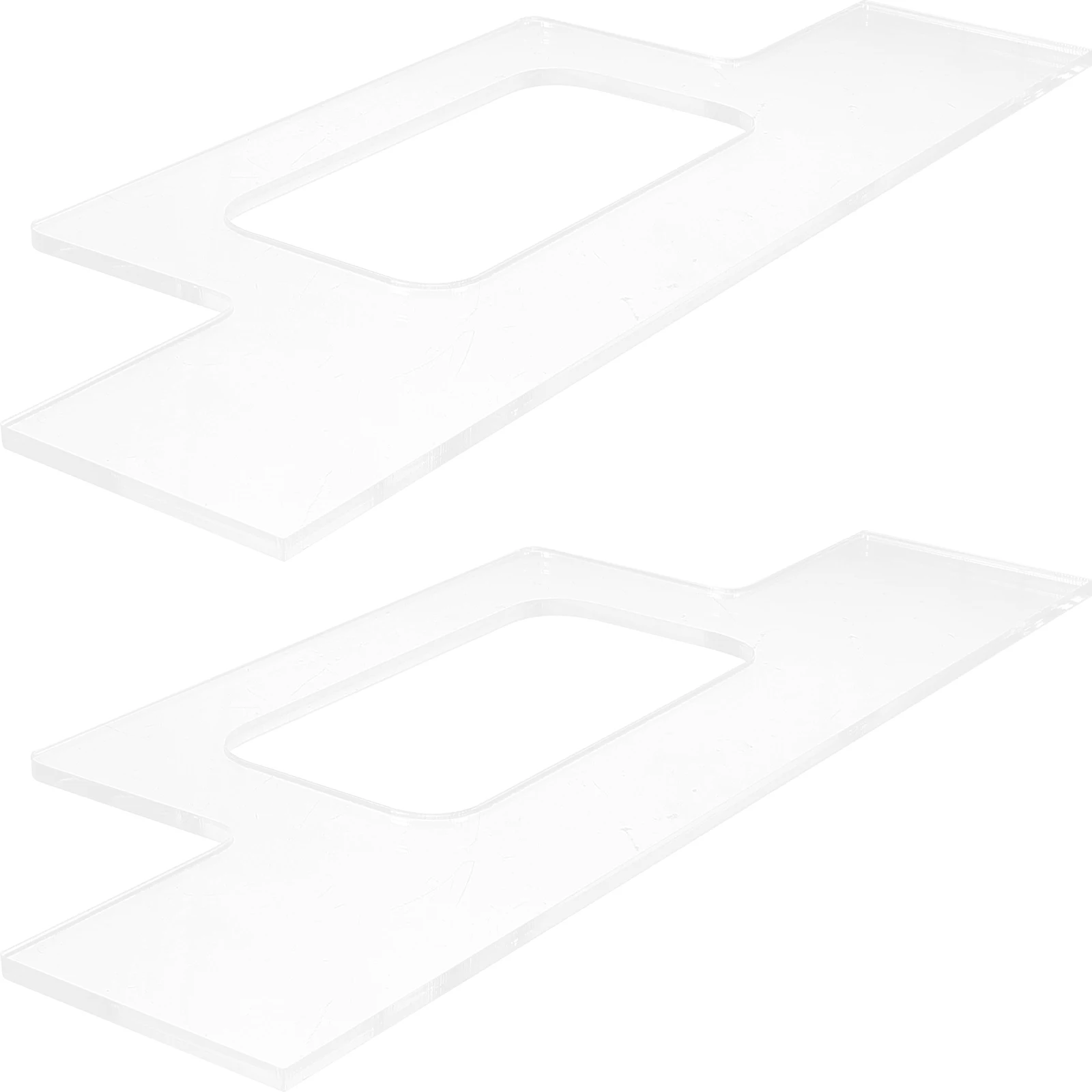 

2 шт., акриловая доска для мясных изделий, шаблон с ручкой, прозрачная разделочная доска, трафарет, многоразовый деревообрабатывающий инструмент, кухонные гаджеты, трассировка