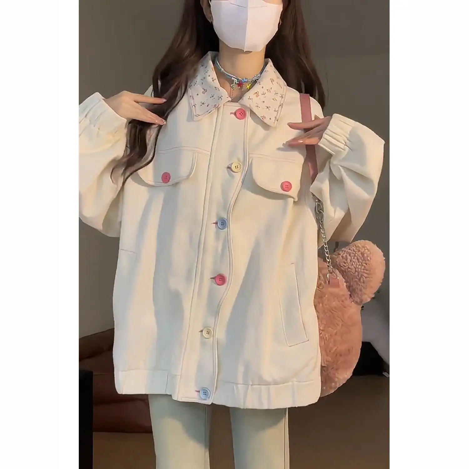 Kurtka damska w stylu gotyckim z kapturem, zapinana na zamek, w kratę, streetwear, jesienna, japońska kawaii, Harajuku, chic, subkultura punkowa.